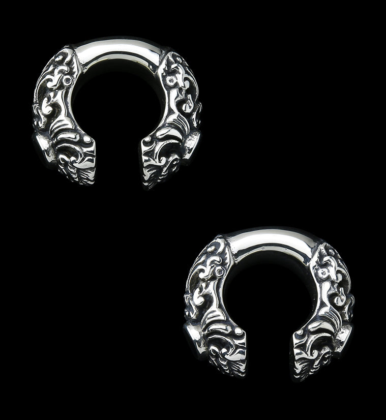 Gilt White Brass Ear Weights