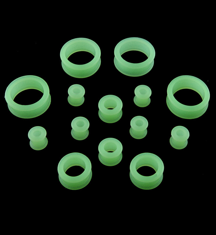 Glow In The Dark Green SiliconeTunnels