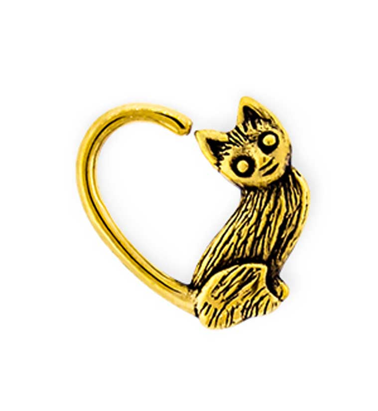 Kitty Cat Heart Seamless Ring