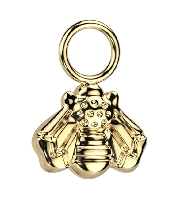 Gold PVD Bee Titanium Charm