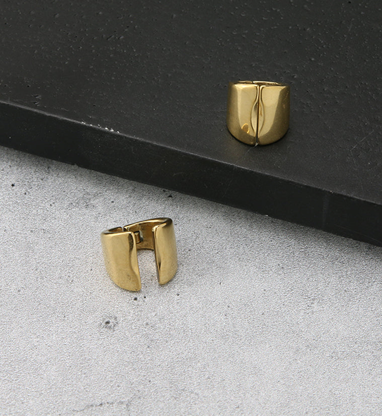 Gold PVD Stainless Steel Hinged Ear Cuff