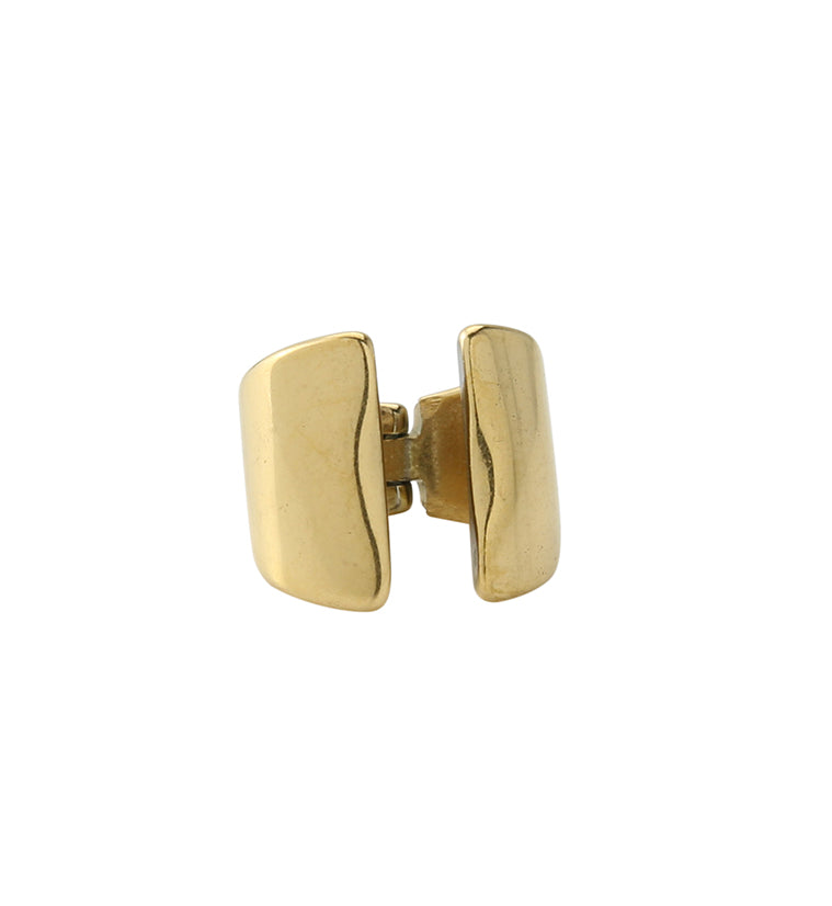 Gold PVD Stainless Steel Hinged Ear Cuff