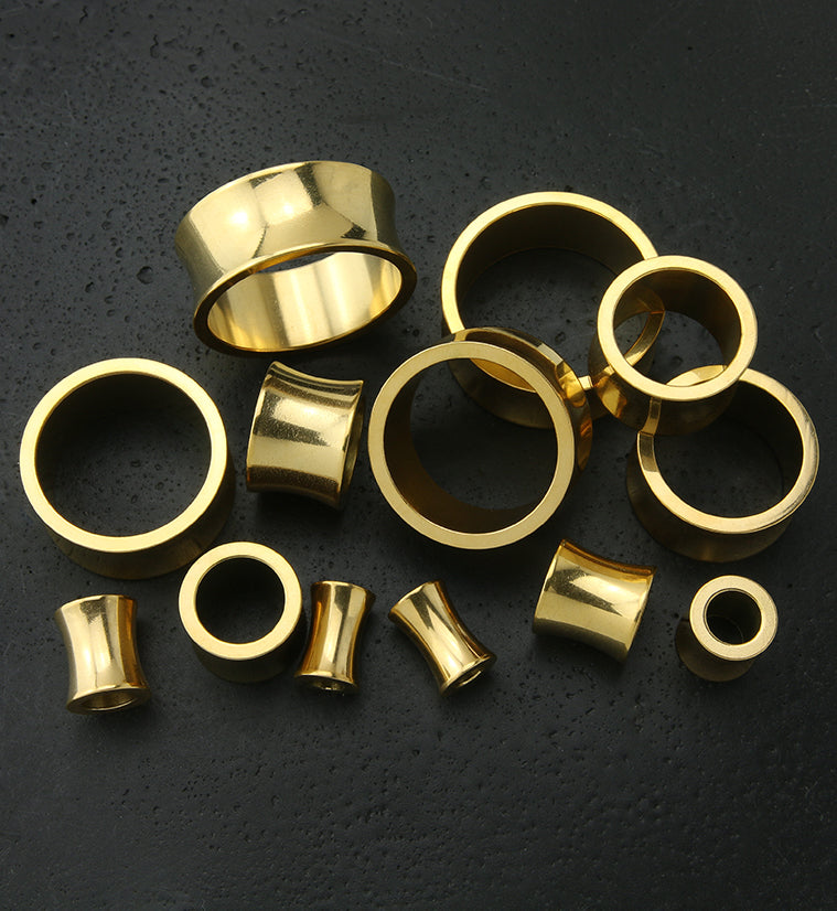 Gold PVD Stainless Steel Saddle Tunnels