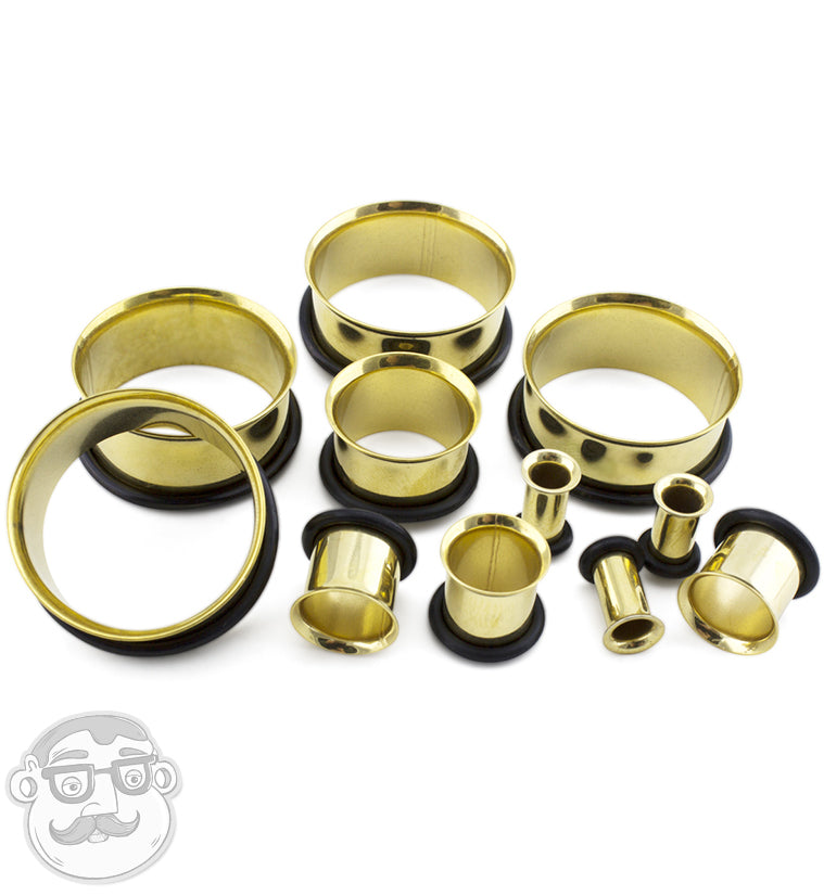 Gold Tunnel Plugs Gauges