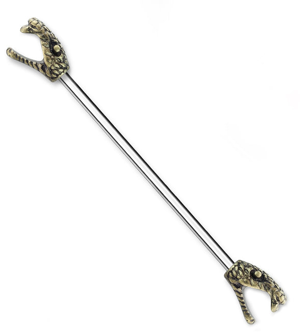 Gold Snake Industrial Barbell