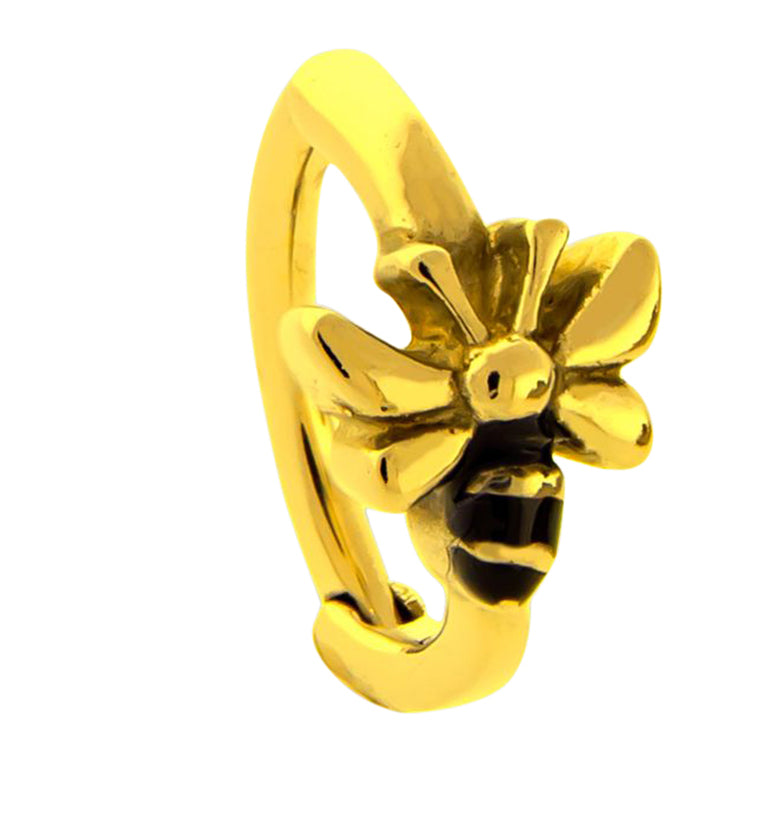 16G Gold PVD Bumblebee Rook Clicker
