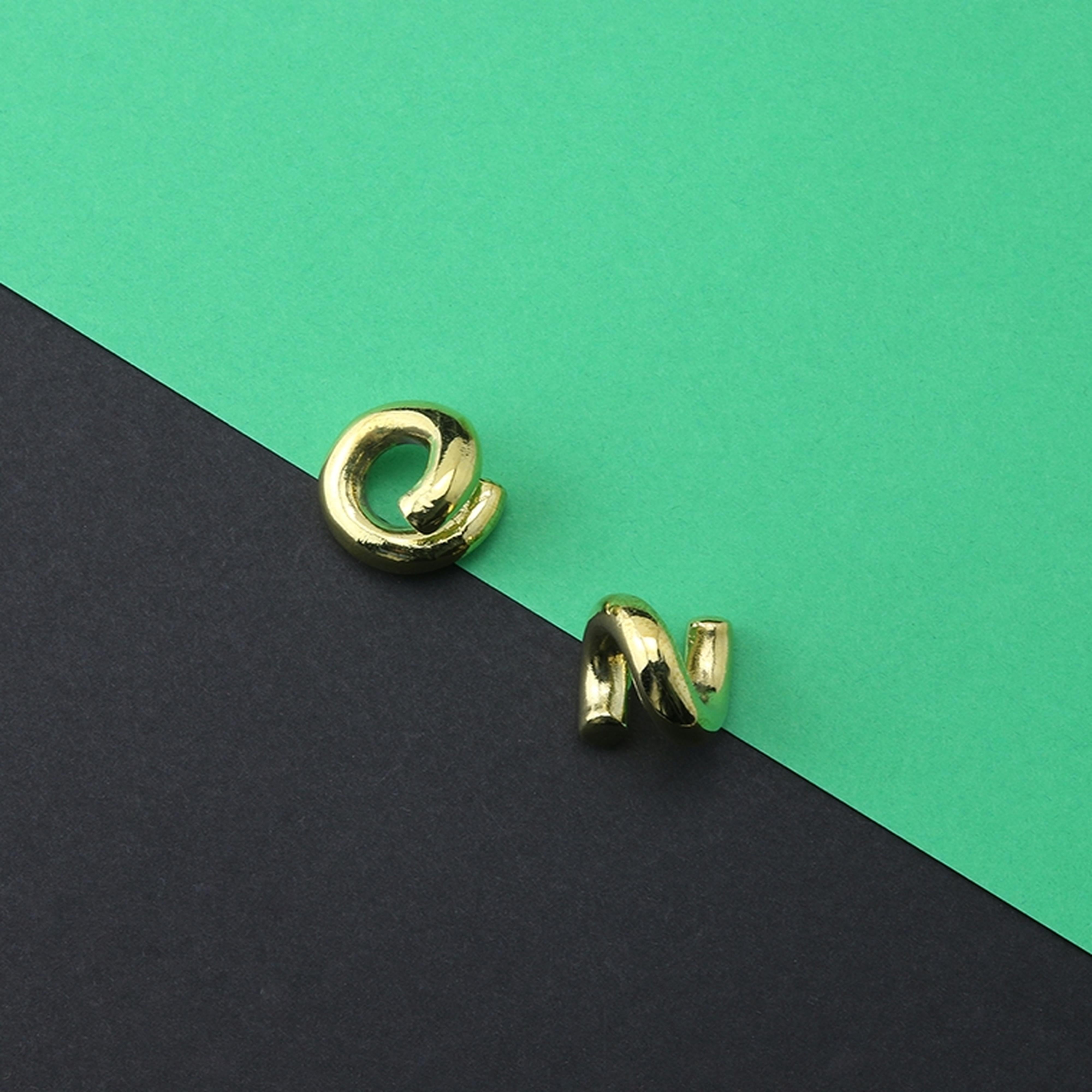 Coil Brass Ear Weights
