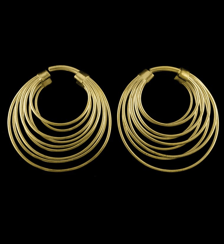 Multi Hoop Brass Ear Weights