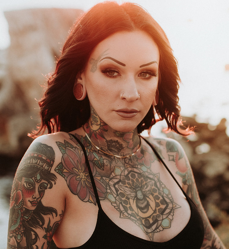 Goldstone Glass Plugs