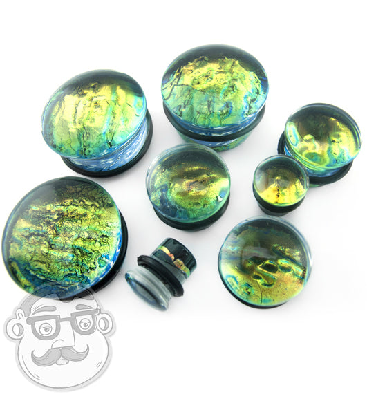Green Glass Plugs