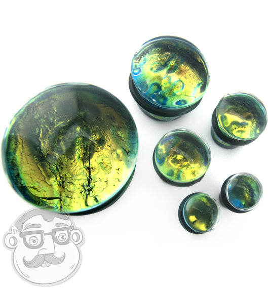 Green Glass Plugs