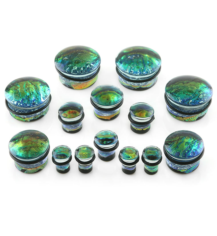 Green Glass Plugs