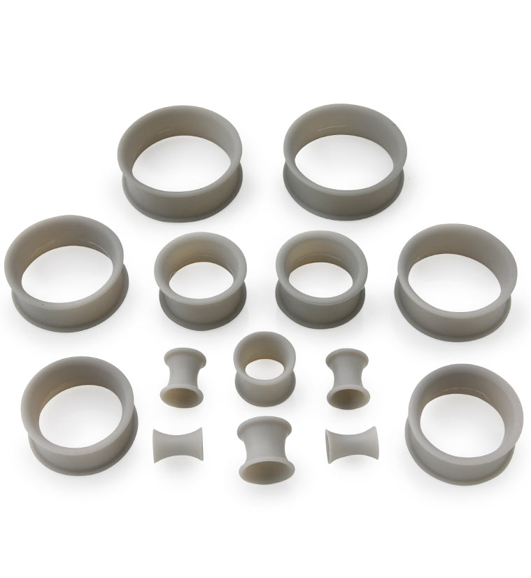 Matte Grey Silicone Ear Skins
