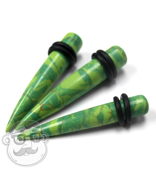 Lime Green Stone Taper