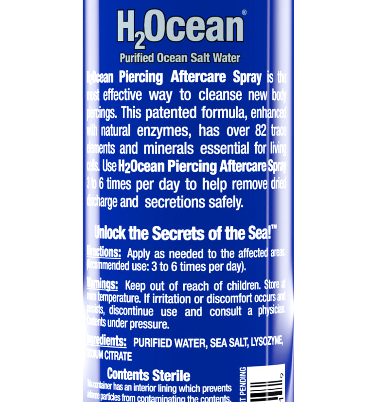 H2Ocean Piercing Aftercare Spray