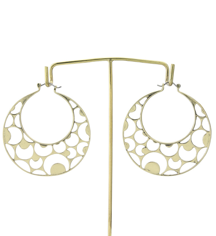 Half Moon Titanium Hangers - Earrings