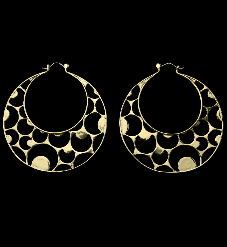 Half Moon Titanium Hangers - Earrings