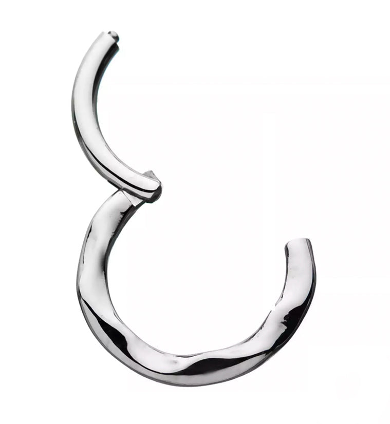 Gold PVD Abstruse Hinged Segment Ring