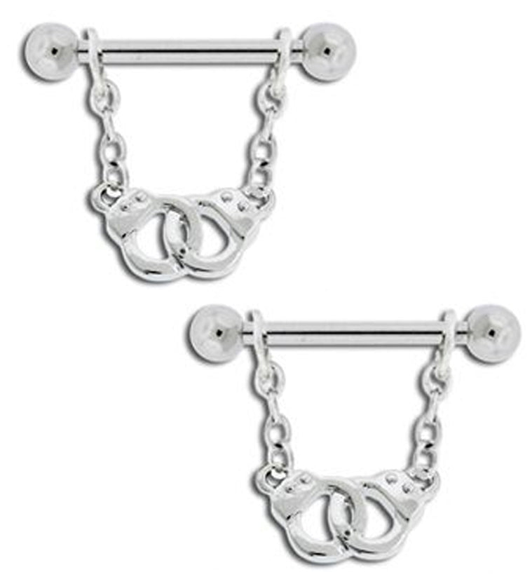 14G Handcuffed Nipple Rings