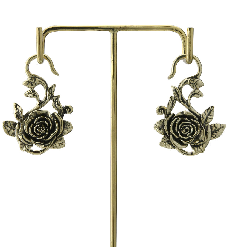 Hanging Rose Ear Weights