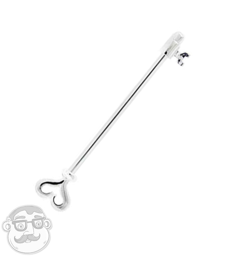 Heart Key Industrial Barbell