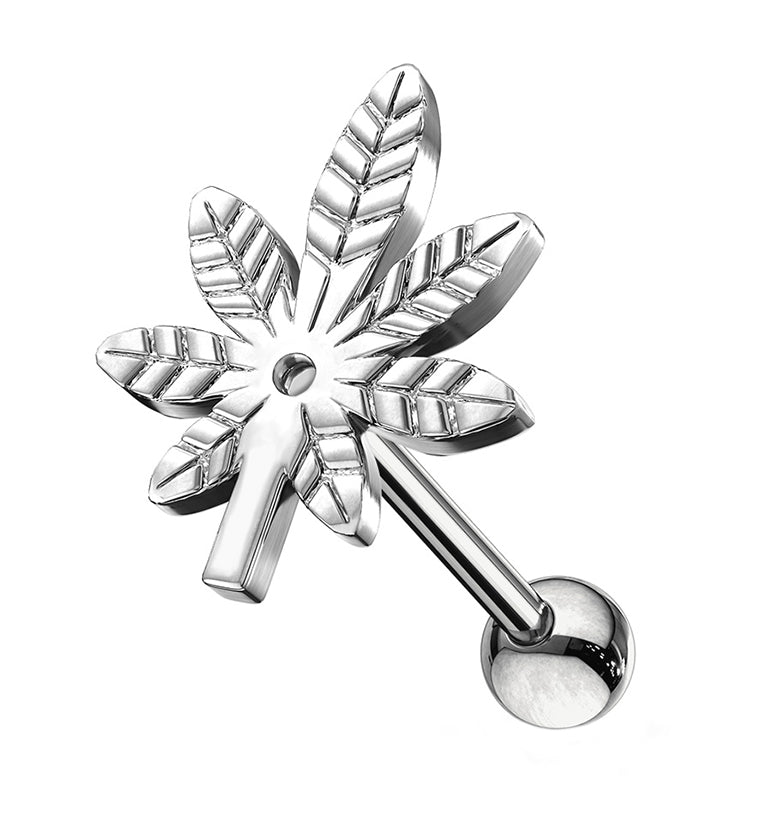 Hemp Stainless Steel Cartilage Barbell