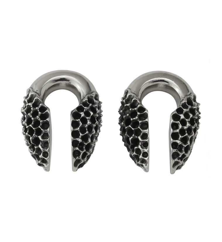 Hive White Brass Ear Weights