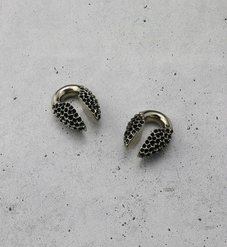 Hive White Brass Ear Weights