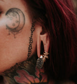 Hive White Brass Ear Weights