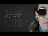 Indian Agate Stone Plugs