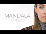 Mandala Flower Areng Wood Tunnels