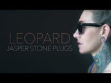 Leopard Jasper Stone Plugs