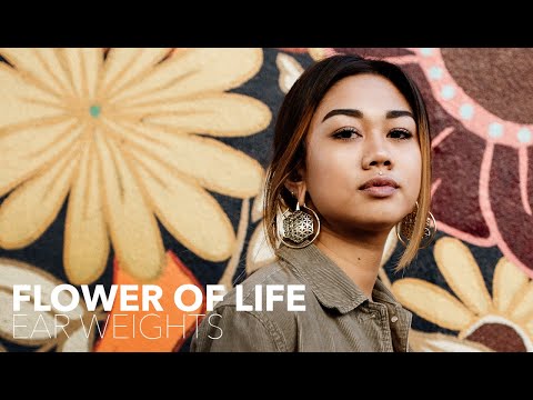 Geometric Brass Ear Weights