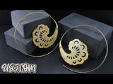 18G Baroque Brass MOP Hangers / Earrings