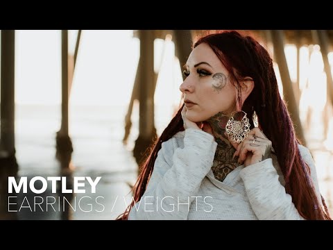 Motley Brass Earrings - Weights