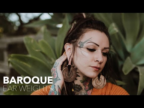 Baroque Copper Ear Weights