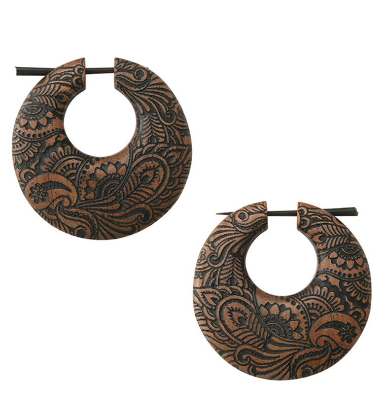 Islet Saba Wood Earrings