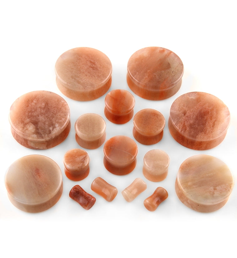 Peach Precious Stone Plugs