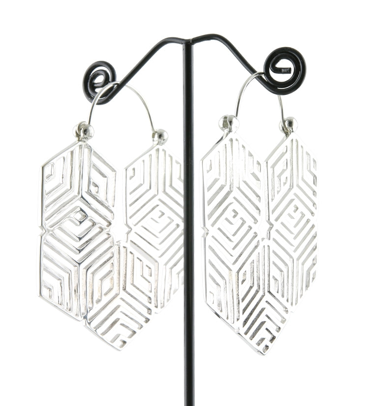 18G Jibe Silver Brass Earrings / Hangers