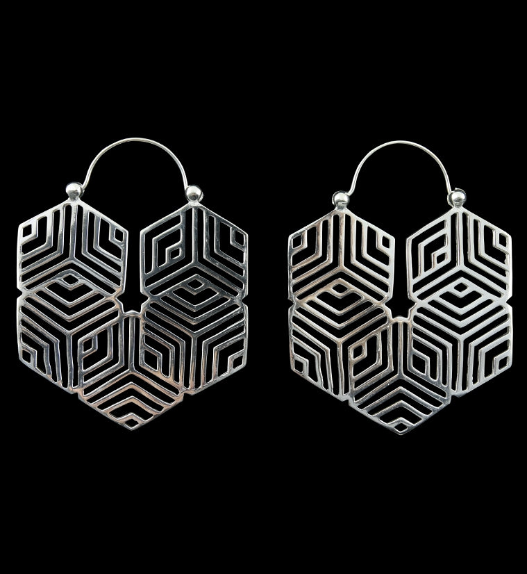 18G Jibe Silver Brass Earrings / Hangers