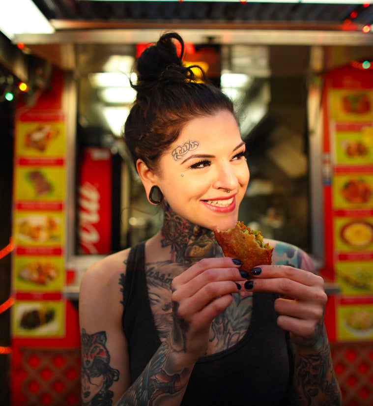 Kaos Black Silicone Teardrop Eyelets