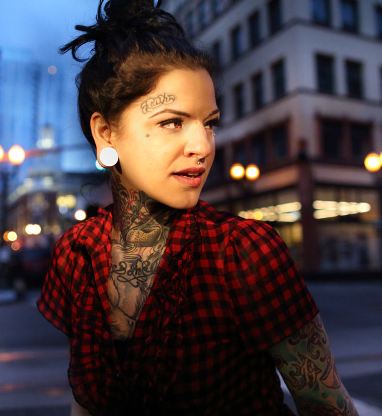 Kaos White Silicone Hollow Plugs