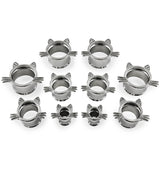 Kitty Cat Stainless Steel Tunnels