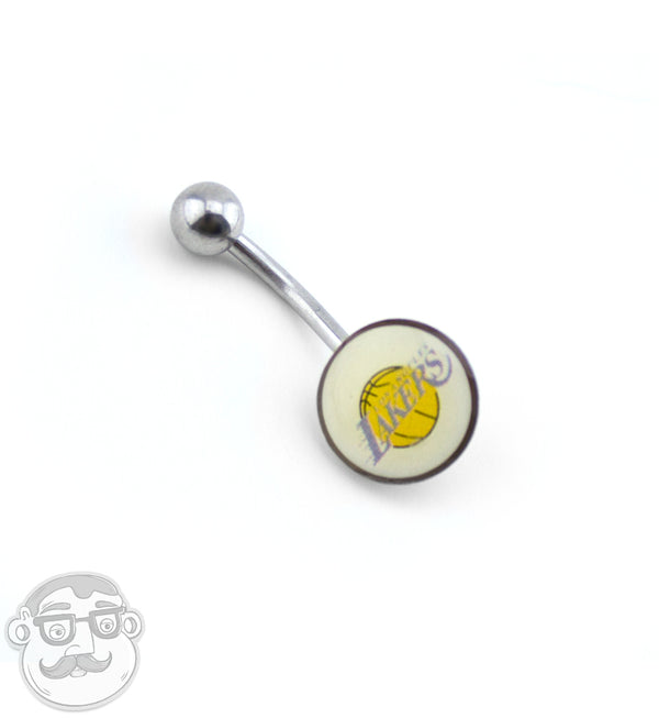 Los Angeles Lakers Belly Ring