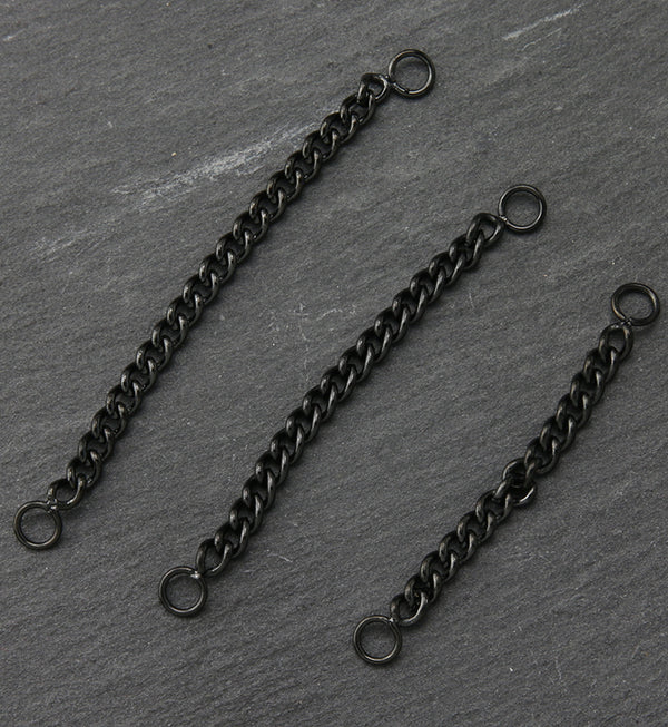 Black PVD Connector Stainless Steel Chain