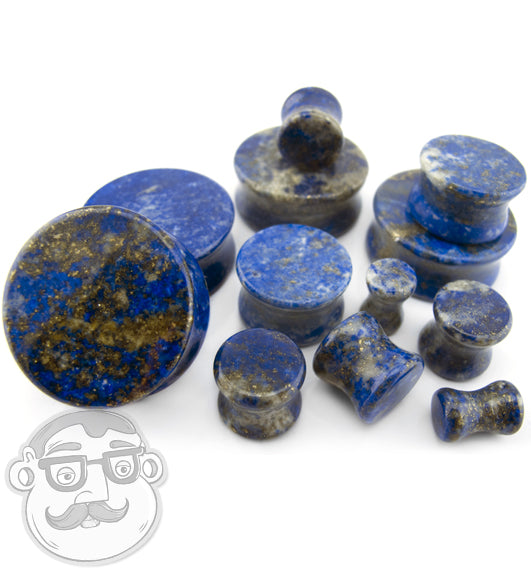 Lapis Lazuli Stone Plugs