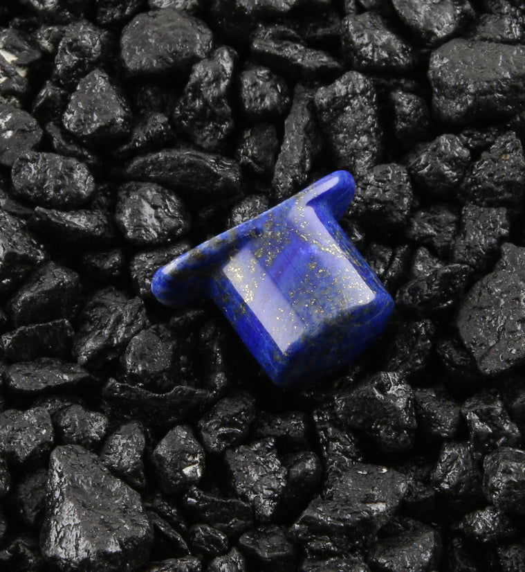 Lapis Lazuli Stone Labret Plug