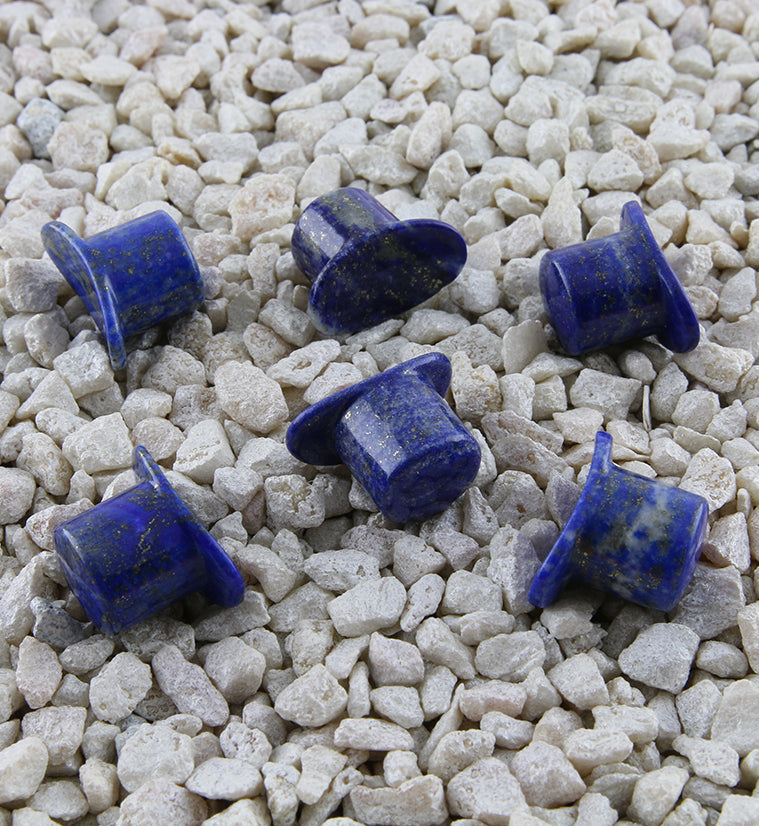Lapis Lazuli Stone Labret Plug