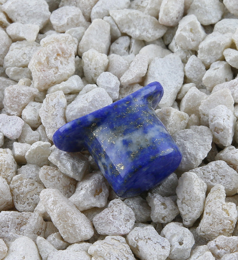 Lapis Lazuli Stone Labret Plug