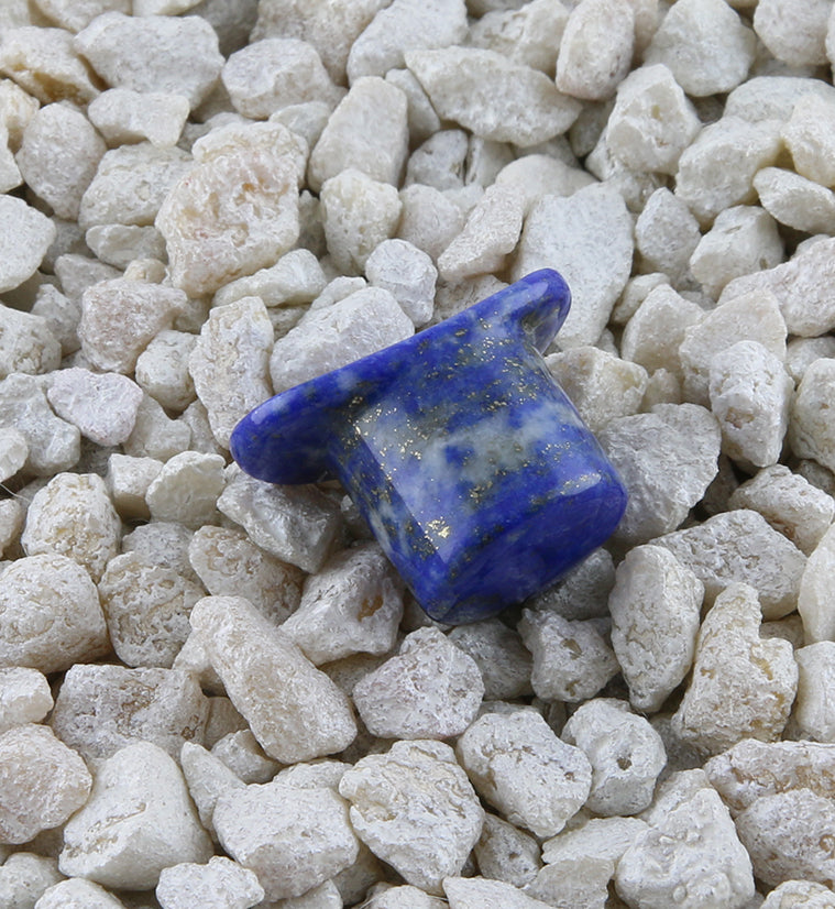 Lapis Lazuli Stone Labret Plug